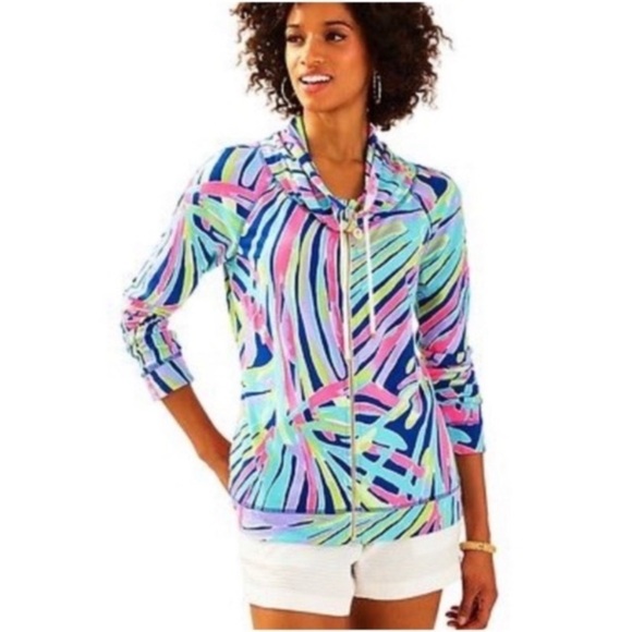 LILLY PULITZER Angela Zip Jacket NWOT - Picture 1 of 13